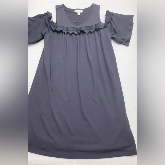 LC Lauren Conrad Ruffle Cold-Shoulder Dress - Picture 2 of 10